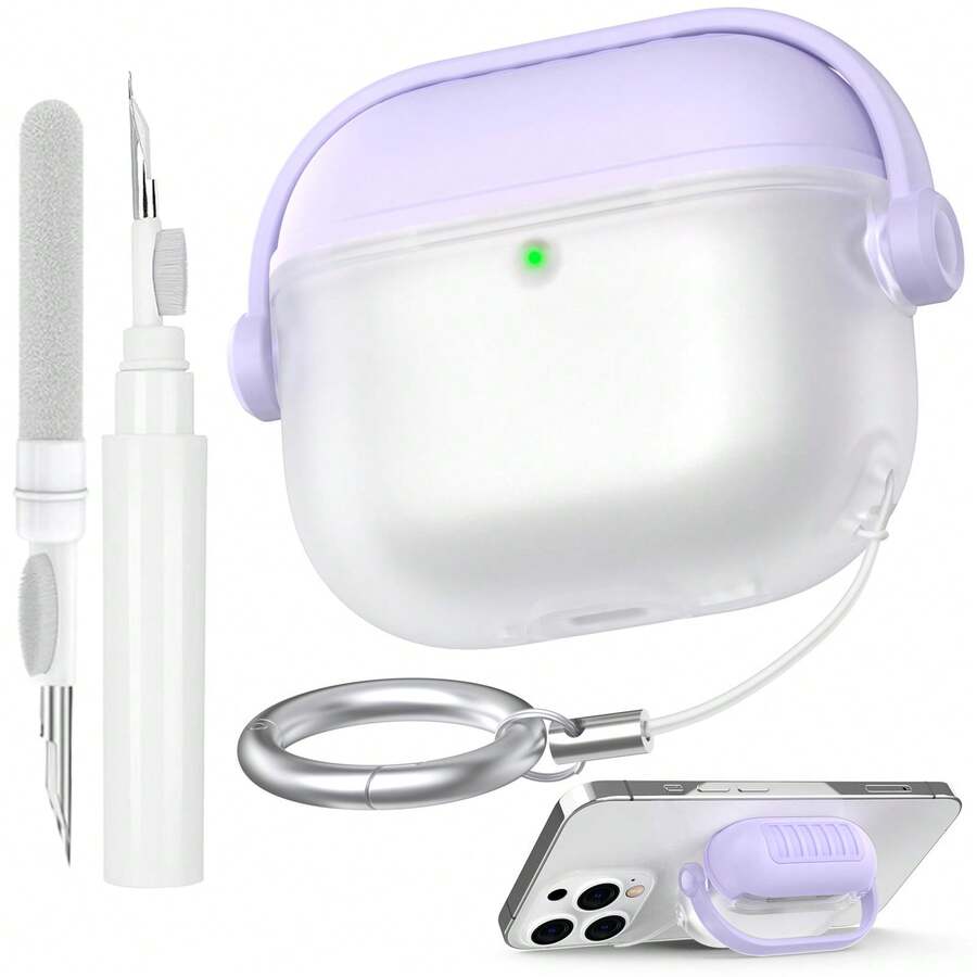 Funda protectora de silicona suave con kit de limpieza, compatible con Apple de 4ta generación - Multicolor - Ver 1