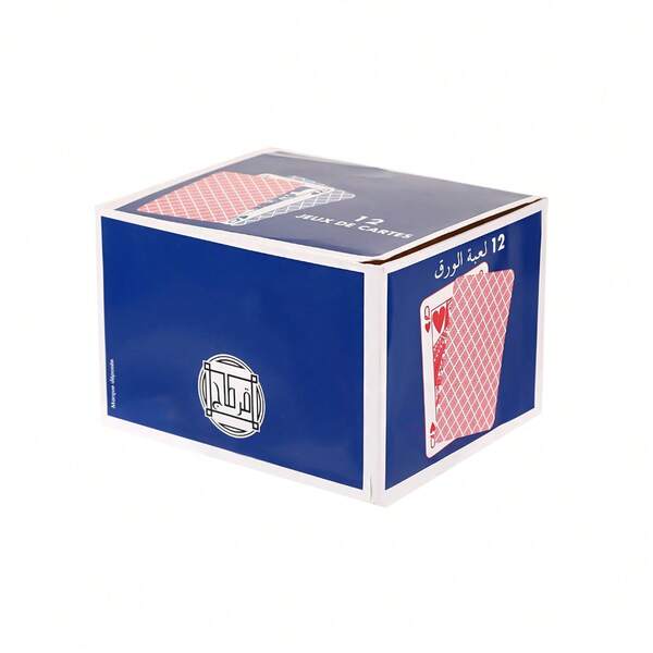 320g Carte da gioco con nucleo nero, misto rosso e blu tunisino, dimensioni 8,8*6,3 cm, accessori per giochi, giochi di coppia, giochi di gruppo, giochi da bar, divertenti, creativi, giochi da tavolo, regalo di San Valentino, gioco di Capodanno, gioco di matrimonio, regalo di Capodanno, gioco di San Valentino, intrattenimento con giochi da tavolo per feste, giochi all'aperto, mahjong, tempo libero