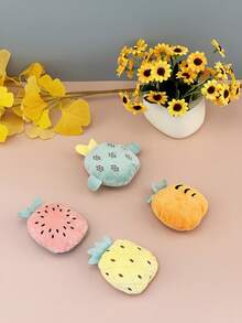 1pc Pet Supplies Cat Self-Entertainment Doll, Interactive Plush Fruit Doll, For Pet Use Only