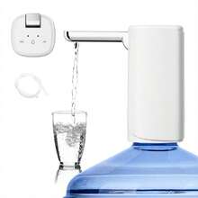 Foldable Electric Water Pump, USB Rechargeable, Automatic Water Dispenser Pump, Foldable Bottled Water Pump, Household Automatic Water Refill Pump, Multi-Barrel Universal Pressure Water Electric Pump Water Extractor - Convenient And Hygienic Water Extraction Method, USB Rechargeable Multi-Functional Portable Water Dispenser - Automatic Electric Pump, Suitable For Home, Office And Outdoor Use - Convenient And Hygienic Water Extraction Method