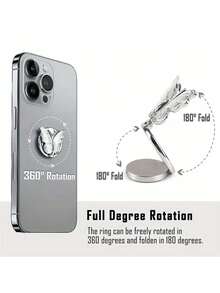 Support de téléphone en forme de papillon et mignon, rotation à 360°, repose-doigt réglable de haute qualité et brillant - universel, compatible avec , tous les smartphones, accessoires de téléphone mignons, support de bague de téléphone lumineux, accessoires de téléphone portable, support de bague de téléphone portable