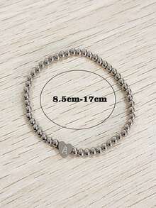 New Classic A-Z Heart Initial Bracelet Women Handmade Bead Bracelet For Women Jewelry Gift