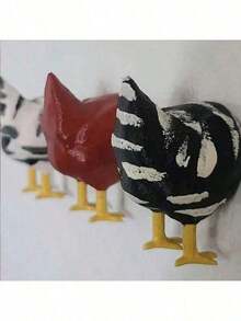 1/2/3PCS Cute Chicken Butt Refrigerator Magnet, Refrigerator Magnet Stickers, Interesting Decorative Creative Art Design, Strong Magnet, Suitable For Kitchen, Office, Whiteboard, Storage Cabinet, Refrigerator, Personalized Refrigerator Magnet, Kitchen Decoration, Home Decoration, School Dormitory, New Year's Day, Resurrection Day, Birthday, Valentine's Day Gift, Best Gift For Family And Friends (The Stripes On The Product Are Random)