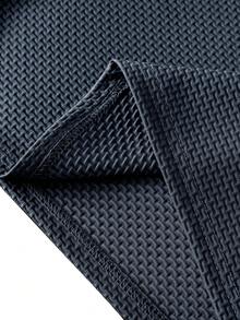 1 件刺绣图案商务休闲大码男士 Polo 衫，舒适面料，适合高尔夫、网球、户外旅行、休闲，是送给男士的绝佳礼物 - 藏蓝色 - 查看 5