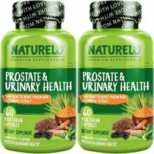NATURELO Prostate &Amp; Urinary Health, Comprehensive Formula With Saw Palmetto, Pygeum, Tumeric, Plant Sterols, Broccoli And Lycopene, 60 Vegetarian Capsules - Flavor NameB - 查看 1