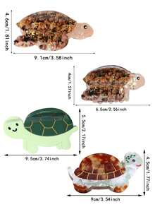 1/2pcs Cute Ocean Element Simulation Turtle Hair Clip, High-End Hair Claw For Ponytail, Painless Fixing Clip For Daily Outing, Dating, Beach Vacation, Themed Events, Holidays, Valentine's Day, Halloween, Thanksgiving, Birthday, Creative Gift Fall Fashion Claw Clips Autumn Hair Accessories Elegant Hair Clutch Clips For Hair Winter