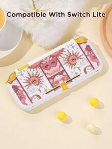Ayotu 1pc Tarot Theme Compatible With Switch2/Switch NS/Switch OLED/Switch Lite Game Console Protective Case, New Generation, Star & Moon Pattern, TPU Soft Shell, Universal Game Controller Protective Cover, Switch Controller Protective Cover, Switch Gaming Accessories, Anti-Drop, Anti-Slip, Anti-Scratch, Fashionable - Multicolor - View 24