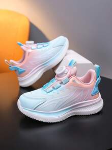 Calçados infantis, calçados esportivos infantis para meninos e meninas, calçados esportivos casuais de malha respirável, calçados infantis com amortecimento macio e protetor de alta qualidade