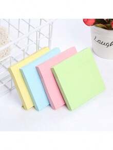 500pcs/400pcs/50pcs Colored Sticky Notes, Suitable For Work, Study, Leaving Messages, And Taking Notes. Students Use Sticky Note Paper With Small Tags, Strong Adhesion, Solid Color Office Message Notes Self-Adhesive, Multiple Colors To Choose From,Back To School.