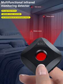 迷你智能可充电摄像探测器，酒店防偷窥监控红外扫描探测装置