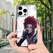 Creativo Anime Gamer No. 10 Rubia - Adecuado para iPhone 16/15/14/13/12/11 XS XR X 7 8 Plus Pro Max - Funda Suave de TPU Negra con Diseño Protector, Nueva Funda de Teléfono Modelo 2025, Agarre Cómodo, Invierno/Primavera/Año Nuevo, Tu Elección de Funda para Teléfono, Mejor Elección para Decorar Tu Teléfono - Mezcla de colores - Ver 1