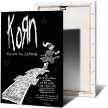 Tranh treo tường (1/3 tấm), khung tùy chọn, trang trí tường, trang trí phòng, bộ tranh áp phích ban nhạc Korn Vintage Metal, tranh nghệ thuật âm nhạc cổ điển, phù hợp cho phòng ngủ, phòng giải trí, quán bar - Tranh canvas, tranh chân dung, tranh tường Toile. - Nhiều màu - Xem 116