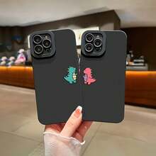 Funda De Teléfono Móvil De Silicona Líquida Con Patrón De Macaron En Forma De Dibujos Animados, Protección Completa A Prueba De Golpes Y Caídas, De Goma Suave TPU En Color Negro Para Hombres Y Mujeres, Compatible Con Apple  14 13 12 11 XS XR X 7 8 6s Mini Plus Pro Max SE - Color mezclado 1 - Ver 8
