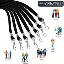 10/25/50/100/150/200 Pcs - Bulk Lanyards - Lanyards For ID Badges With Swivel J-Hooks - Neck Lanyard Bulk For Keys, Name Tag, Cruise Ship Cards, Card Holders, Whistles-Ideal For Offices, Teachers