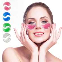 Reusable Gel Large Eye Mask, Ice Bag Eye Mask Can Be Used For Cold And Hot Compress, Comfortable Fit, Fashionable Gift For Women, The Best Choice For Festivals