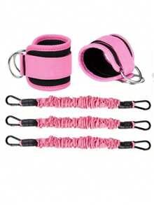 1 pieza/3 piezas Bandas de resistencia para tobillos, Correa para tobillos con muñequeras para ejercicios de piernas y glúteos, Correa para tobillos con bandas de ejercicio