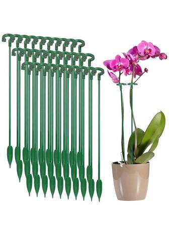 5pcs Garden Plants Support Rod,Potted Plant Support Stand/Cauliflower Vine Climbing Stand/Balcony Creative Decoration Stand, Orchid Support , Indoor Plant Support , Patio Potted Plant Fixing Rod,Flower Pot Holders Shaped Supports Rods,Jardin,Fall Decorations For Home,Plants,Garden