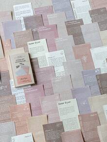 50 buc. Hârtii pentru scrapbooking cu tematică vintage englezească, hârtii pentru decorațiuni DIY, cadouri de sărbători, materiale pentru colaj lucrate manual, planificare personalizată a albumelor, rechizite creative pentru școală