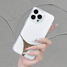Leopard Print Underwear Beach Bikini Soft Shell Couple New Transparent TPU Phone Case, Suitable For Galaxy S21 S23 FE / A12 / A13 / A14 / A52S 5G S22 U1Tra5G S23 Ultra  11 12 13 14 15 Promax XS XR X 7 8 Plus SE 2022 13 Mini, As A Gift For Parents, Girl/Boy Friends, Men Or Women - Trong suốt - Xem 6