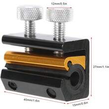 Lubricador, Lubricador de Cadena Luber Luber Lubricador Kit de Herramientas Aluminio+ Reemplazo de Goma para Motocicleta ATVOro negro - Oro negro - Ver 2