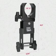 Soporte para Cinturn de Transmisin para UTV, Montura Universal de Cinturn Compatible con Barras de Proteccin de 1.5u201D - 2u201D Compatible con RZR, Can Am, Mule - Negro - - Ver 8