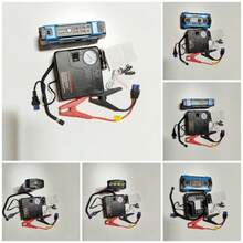 Arrancador de coche - Linterna LED y cargador de batería de coche - Luz LED de emergencia - Para automóviles, motocicletas, camiones, SUV - Para propietarios de automóviles y preparación para emergencias - Regalo perfecto para asistencia en carretera, Cargador de batería de arranque de coche de alta capacidad