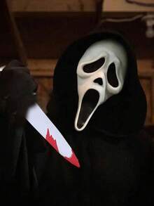 Scary Funny Screaming Face Mask Scary Headgear Adult PROM Props Latex Play Props, Holiday Dress-Up Props(Latex Material) Halloween