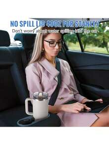 1/2PCS Lid Compatible With Stanley Cup Accessories 40 Oz Tumbler Flip Straw Lid Replacement Fit For , Leak Proof For Lid Replacement Spill Proof Reusable Tumbler Cover Compatible With 40oz Cup Accessories - 彩色 - 查看 5