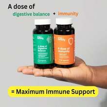 A Dose Of Digestive Balance-Gut Health Supplement-USDA-Kombucha, 7 Probiotic Strains And Prebiotics For Microbiome-Digestive Enzymes For Digestion-Bloating Relief For Women And Men - 白色的 - 查看 5
