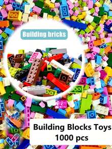 1000 piezas de bloques de construcción de micropartículas, creación libre, desarrolla la habilidad manual, juego educativo de rompecabezas, entrena la capacidad de pensamiento, regalo para niños y niñas - Multicolor - Ver 3