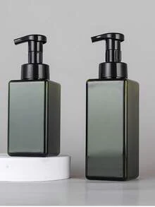 1个/套 泡沫瓶，按压式分配瓶，适用于洁面乳、洗手液、洗发水、皂片、皂角、泡泡浴液，浴室收纳，旅行装