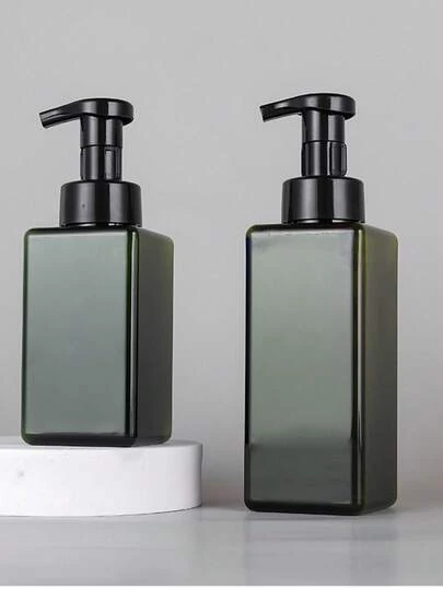 1 st/set skumflaska, pumpdispenserflaska för ansiktsrengöring, handtvätt, schampo, tvålflingor, tvålnötter, skummande bad, badrumsförvaring, resedispenser