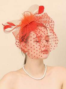 女士迷人帽子、茶会帽、肯塔基德比头饰、头带、德比帽、婚礼发夹 - 彩色 - 查看 3