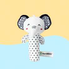 Black & White Baby Rattle Toys, Newborn 0-6 Months Sensory Training Toys, Multi-Animal Shaped With Sound Maker, Teether Grip Training Early Educational Toys