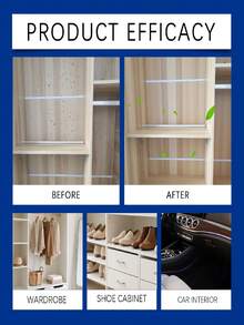 2pcs/Pack Household Desiccant, Wardrobe, Shoe Cabinet, Car Interior Moisture Absorber, Odor Eliminator, Prevents Mold, Damp, Mildew, Ideal For Home, Dorm, Furniture, Books, Solves Indoor Humidity Issues