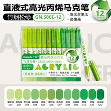 Juego de 12 colores, un total de 168 colores de marcadores acrílicos tridimensionales de punta dura y alto brillo, bolígrafos para dibujo y garabateo de estudiantes, bolígrafos de gel de 1.0 mm con efecto tridimensional, papel de gran capacidad e impermeable, bolígrafos de dibujo multicolor y bolígrafos de marcado de puntos clave, que se pueden usar para manualidades en diversos materiales como piedra, vidrio, plástico, madera y papel