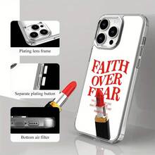 Teléfono con diseño de espejo moderno. Compatible con las series 11/12/13/14/15/16/Pro/MaxX. Teléfono 2 en 1 con espejo para maquillaje. - Blanco - Ver 6