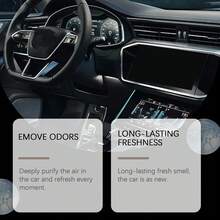 Car Air Freshener Spray Fragrance Long-Lasting Sea Breeze Flavor Odor Eliminator Fresh Scent Home Bathroom Air Purification Car Interior Deodorant Spray - Blue - View 4