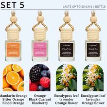 AIR FUSION 4 Pack Hanging Car Air Freshener & Diffuser | 120-Day Long-Lasting Fragrance | 17 Fragrances All Ages - set 5 (4 pack) - 查看 7