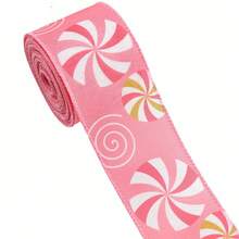 Pink Chiffon Ribbon, Summer Refreshing Theme Decorative Ribbon, Gift Packaging, DIY Craft Wreath Supplies - Multicolor - View 18