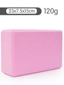 1pc Yoga Block - Latex-Free EVA Foam - Soft Non-Slip Surface Slanted Edges Yoga, Pilates, Meditation - Foam Yoga Brick Set For Stability, Balance, Deepening Stretches In Yoga Accessories