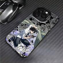 Funda de teléfono Anime  para iPhone 16, 15, 14 Pro Max, 13, 12, 11 Pro, X, XR, XS Max, 8, 7 Plus - Cubierta trasera mate a prueba de golpes, accesorios móviles, cultura pop, impresión UV, cubierta duradera, entusiastas de la cultura pop, entusiastas de la tecnología - Mezcla de colores - Ver 2