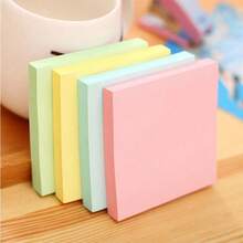 500pcs/400pcs/50pcs Colored Sticky Notes, Suitable For Work, Study, Leaving Messages, And Taking Notes. Students Use Sticky Note Paper With Small Tags, Strong Adhesion, Solid Color Office Message Notes Self-Adhesive, Multiple Colors To Choose From,Back To School.