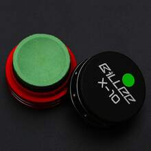 超细 8000 粒度磁性台球杆粉笔 - 增强附着力，实现最大控制力和零混乱，带有集成的尖端磨擦器