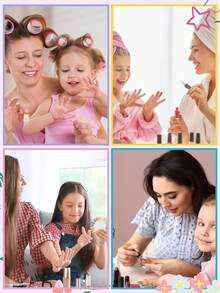 78pcs Kids Nail Stickers, EBANKU 3pcs Kids Fake Nails Set, Red Heart Nail Stickers For Girls Aged 8-12