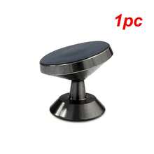 2pcs/Set Alloy Magnetic Car Phone Holder, Universal Dashboard Phone Mount, 360° Rotatable, Compatible With Samsung Etc. Options: Black & Silver / Black 1pc / Silver 1pc - Magnetic Bracket - View 14