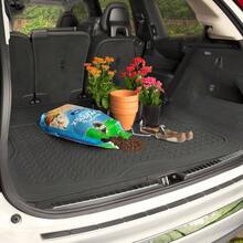 Heavy Duty Rubber Cargo Liner - All - Weather Trunk, Trim - To - Fit Design, SUVs, Trucks - Non - Slip, Waterproof, Durable Cargo Floor Liner - 54x 43.5x 0.25 - Black - Black - View 3