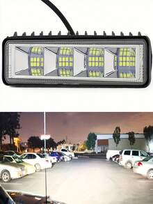 2 件装 24led 工作灯改装灯 6 英寸 LED 泛光灯聚光灯适用于汽车卡车 SUV LED 越野驾驶雾灯