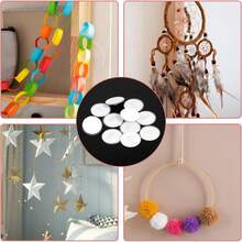 Mini Gancho Adesivo Transparente (2,3cm/0,91pol - 15 Peças/50 Peças), Gancho de Teto de Plástico Transparente, Gancho de Decoração Doméstica DIY, Gancho para Pendurar Bandeiras em Festas, Gancho Prático para Decoração Doméstica DIY, Sem Necessidade de Perfuração, Fácil de Instalar. Adequado para Quartos, Salas de Estar, Reuniões, Pendurar Bandeiras e Decorações com Balões. - Multicolorido - Visão 8