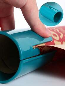 1pc Gift Wrapping Paper Cutter, Sliding Gift Wrapping Paper Cutter, For Party Gift Wrapping, Holiday Paper Cutting, Gift Wrapping Paper Roll, Kraft Paper Cutter Tool, And Easy To Cut Paper, Craft Gift Wrapping Tool, Valentine's Day, Birthday, Christmas, New Year Party Gift Wrapping Paper Cutter